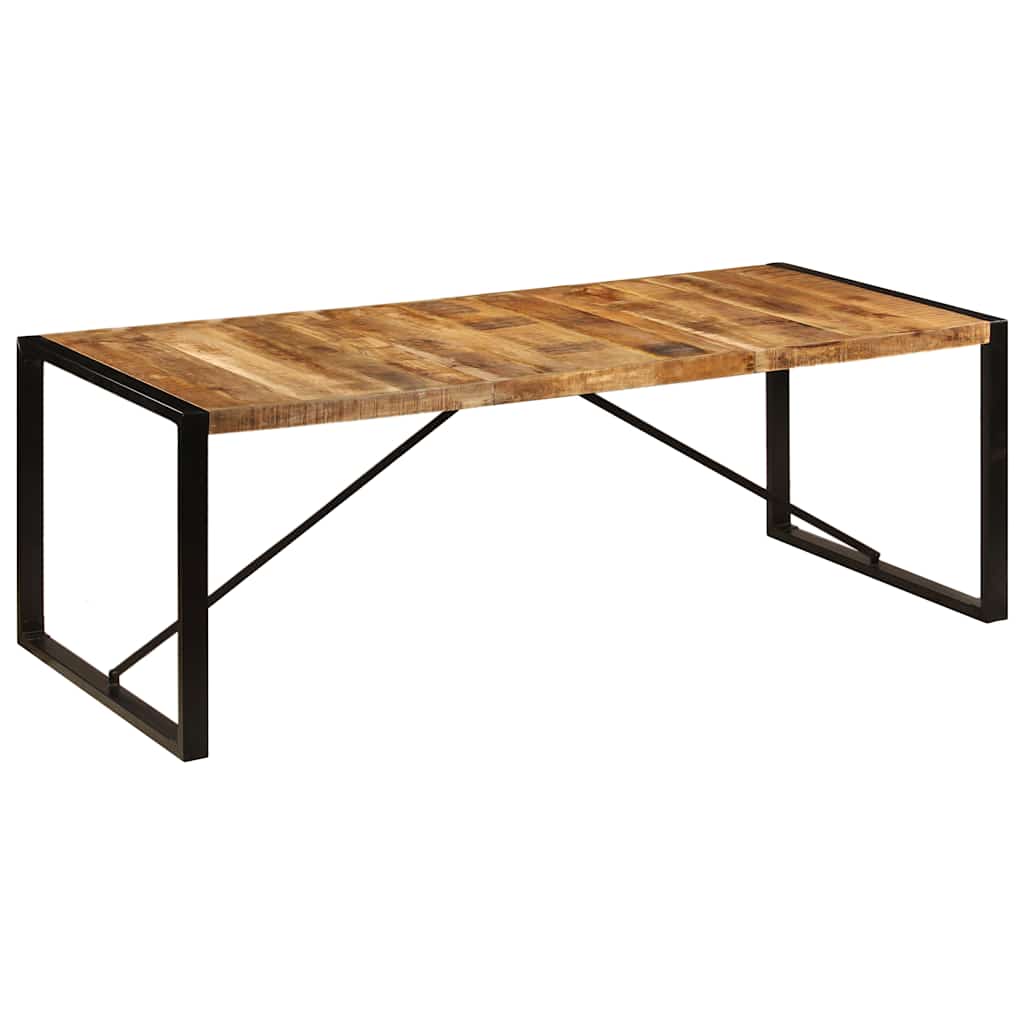 Tavolo da Pranzo 220x100x75 cm in Legno Massello di Mango | homemem39