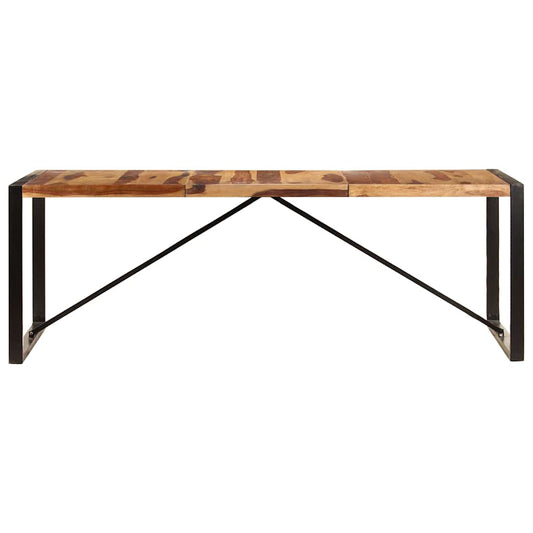 Tavolo da Pranzo 220x100x75 cm Legno Massello di Acacia