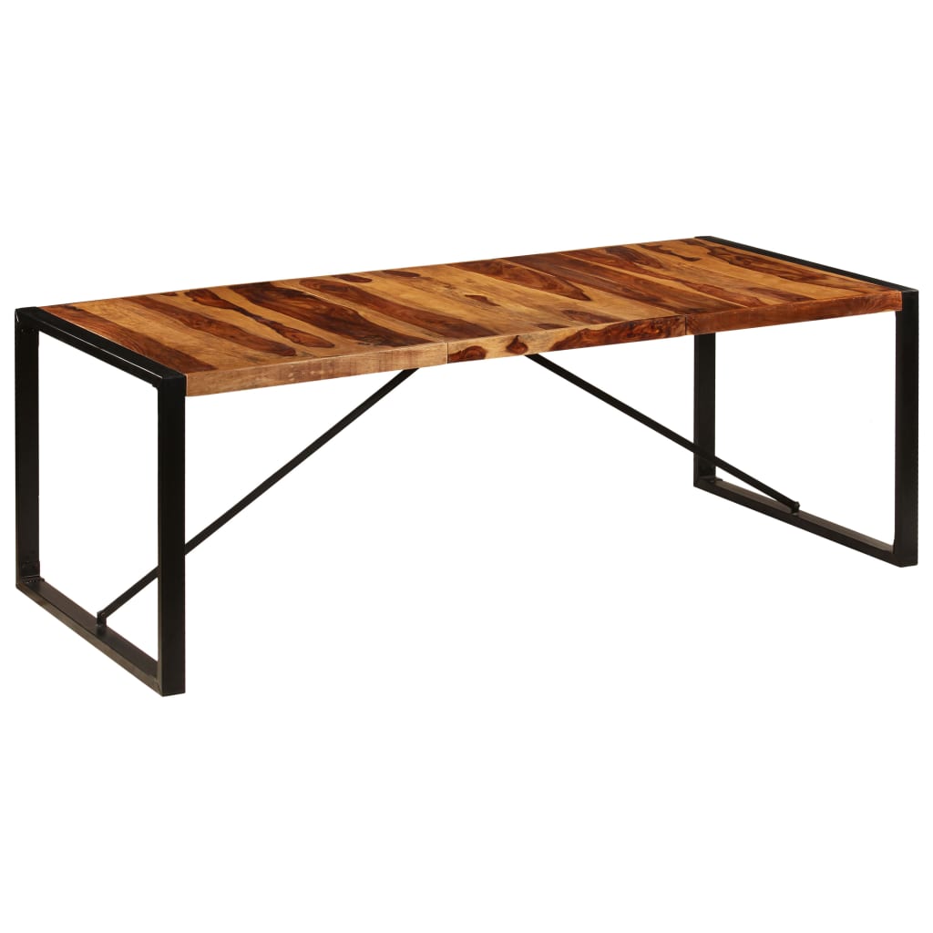 Tavolo da Pranzo 220x100x75 cm Legno Massello di Acacia | homemem39