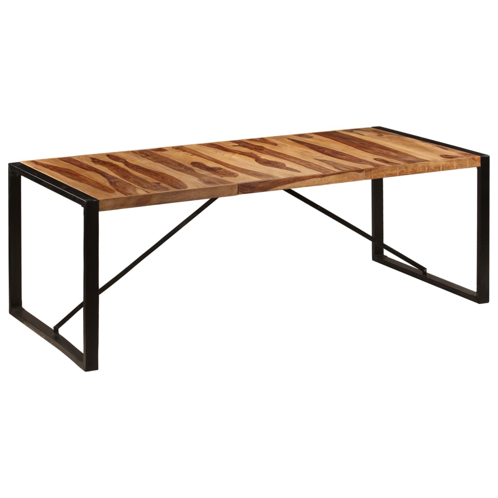 Tavolo da Pranzo 220x100x75 cm Legno Massello di Acacia | homemem39