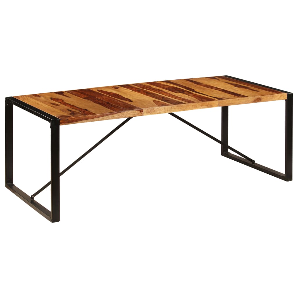 Tavolo da Pranzo 220x100x75 cm Legno Massello di Acacia | homemem39