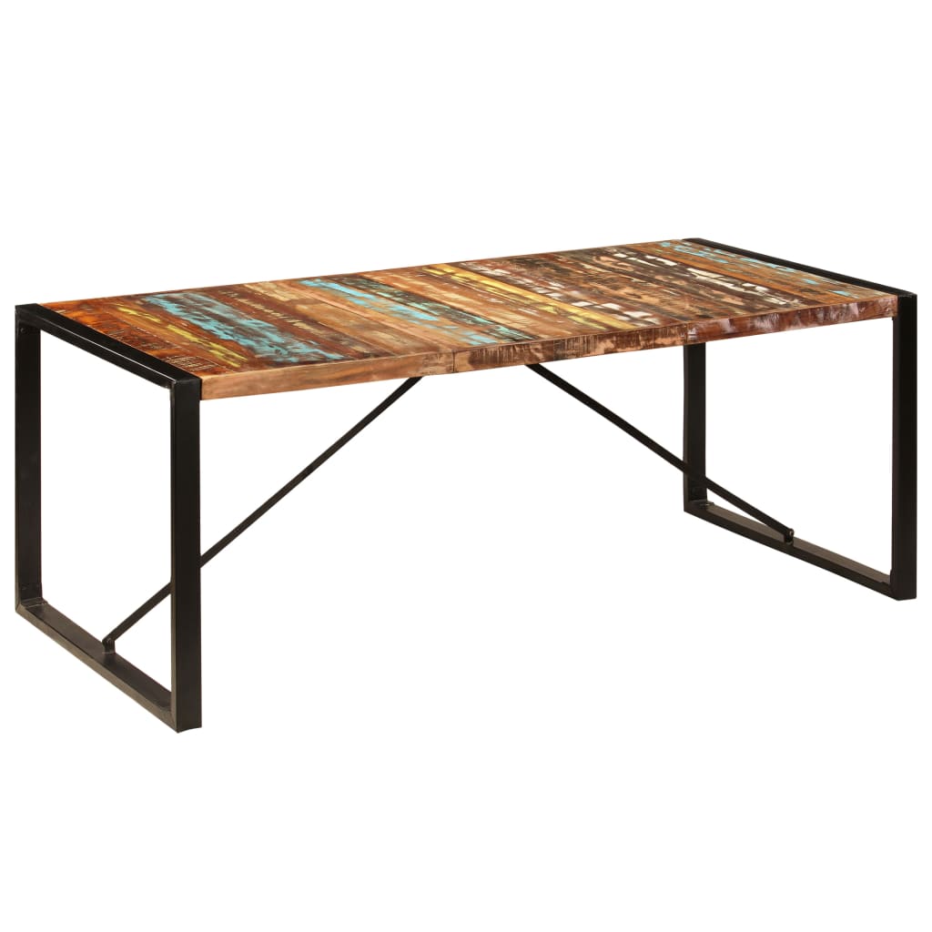 Tavolo da Pranzo 200x100x75 cm in Legno Massello di Recupero | homemem39