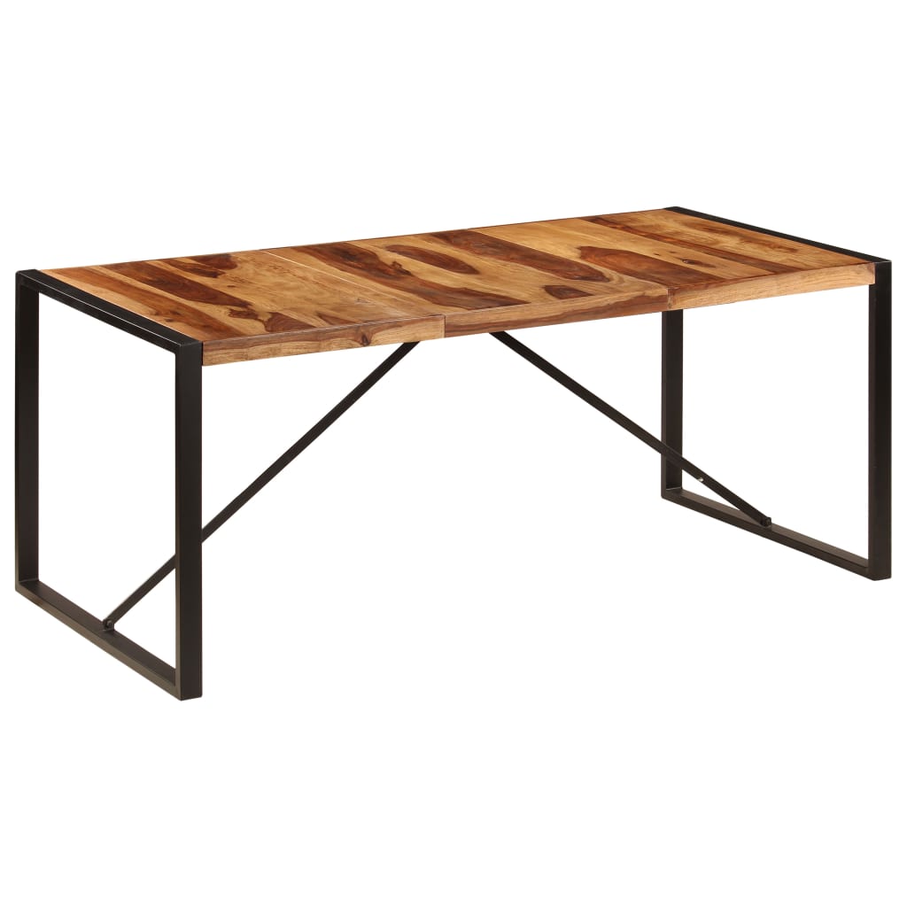 Tavolo da Pranzo 180x90x75cm in Legno Massello di Acacia | homemem39