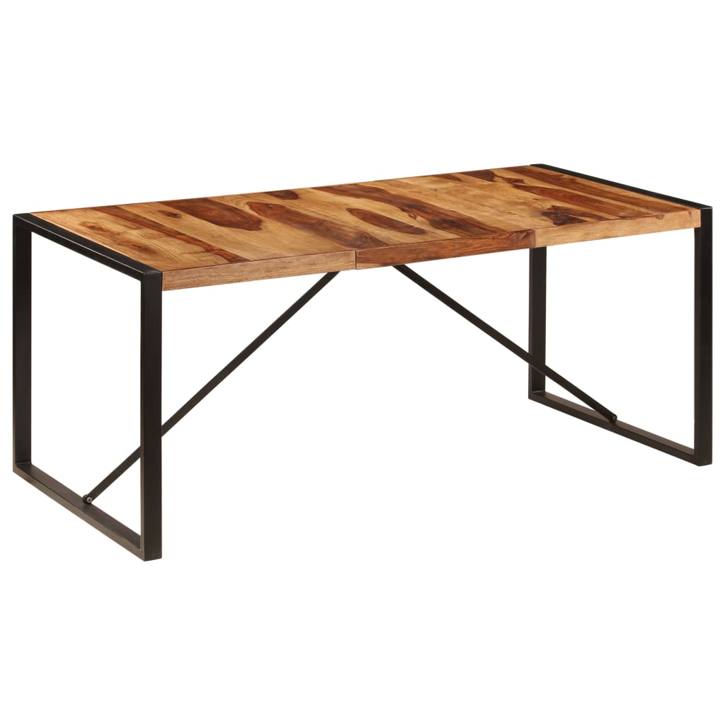 Tavolo da Pranzo 180x90x75cm in Legno Massello di Acacia | homemem39