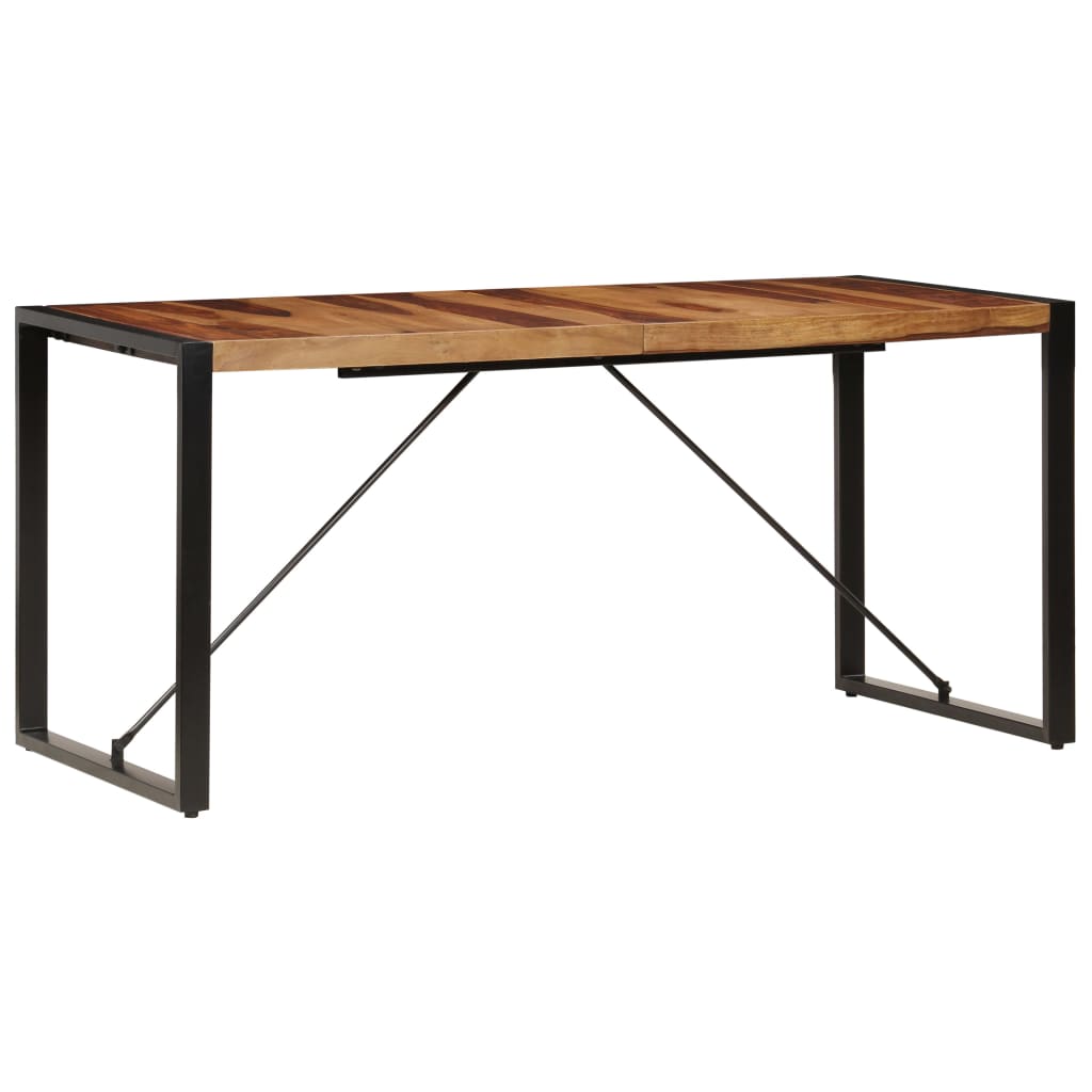 Tavolo da Pranzo 160x80x75 cm in Legno Massello di Acacia | homemem39