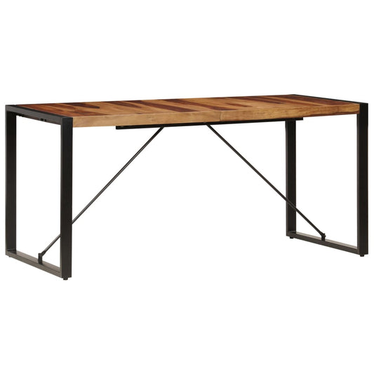 Tavolo da Pranzo 160x80x75 cm in Legno Massello di Acacia | homemem39