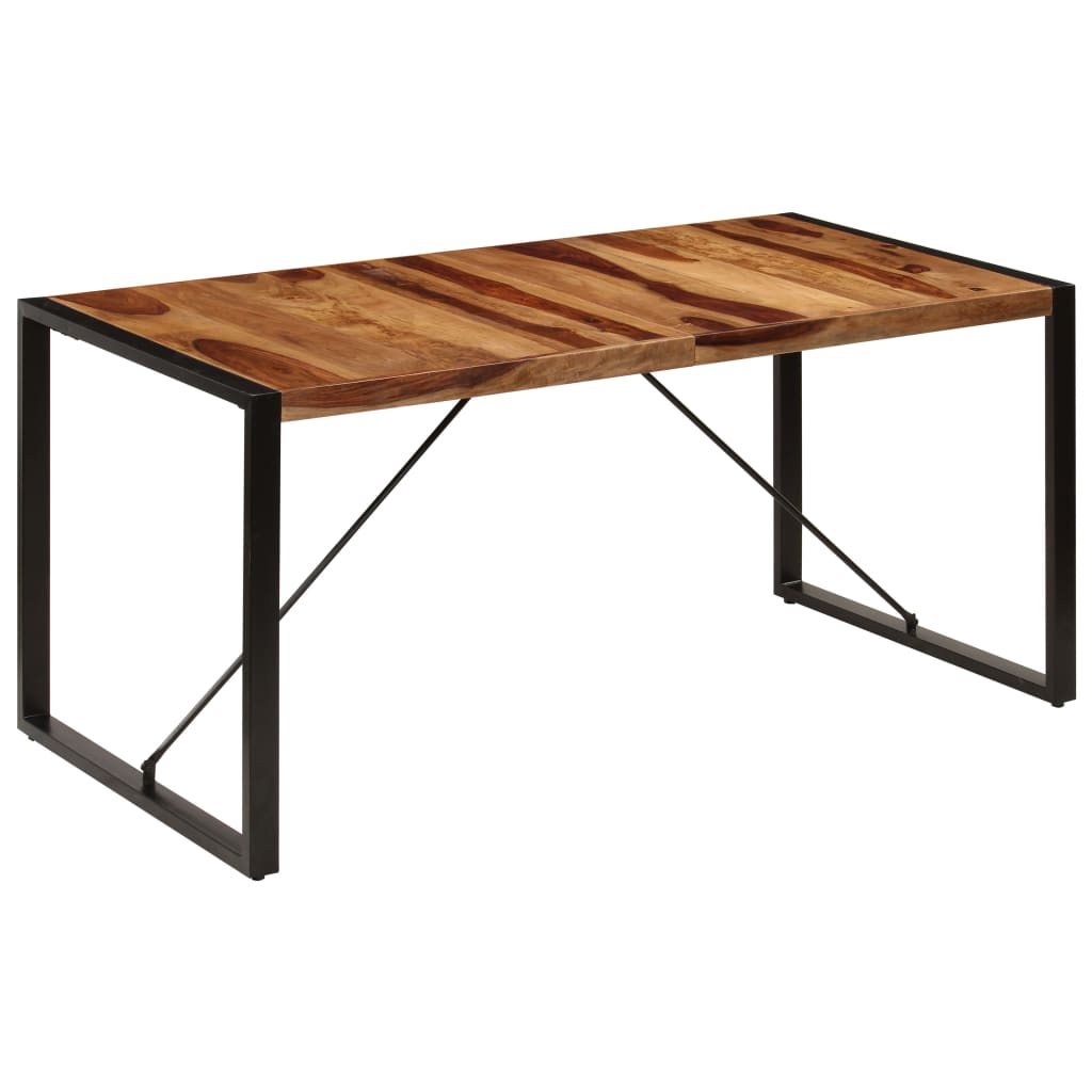 Tavolo da Pranzo 160x80x75 cm in Legno Massello di Acacia | homemem39