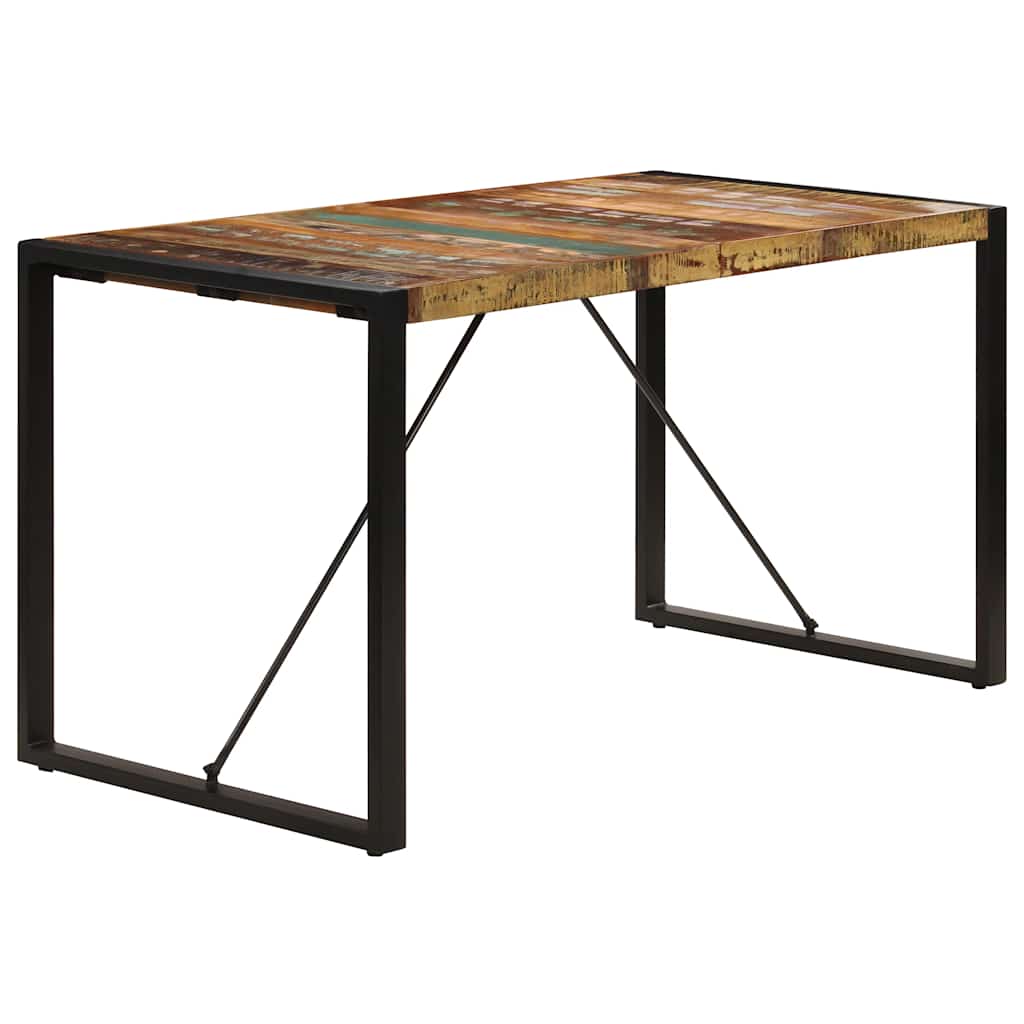 Tavolo da Pranzo 140x70x75 cm in Legno Massello di Recupero | homemem39