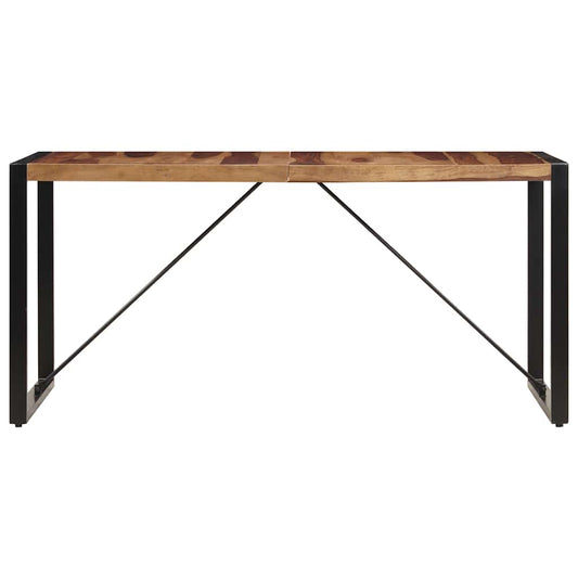 Tavolo da Pranzo 140x70x75 cm in Legno Massello di Acacia