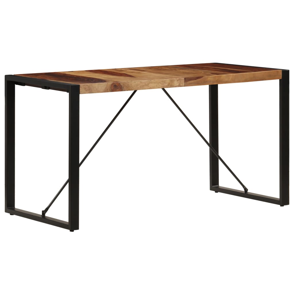 Tavolo da Pranzo 140x70x75 cm in Legno Massello di Acacia | homemem39