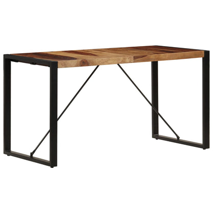 Tavolo da Pranzo 140x70x75 cm in Legno Massello di Acacia | homemem39
