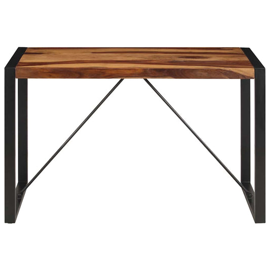 Tavolo da Pranzo 120x60x76 cm in Legno Massello di Acacia