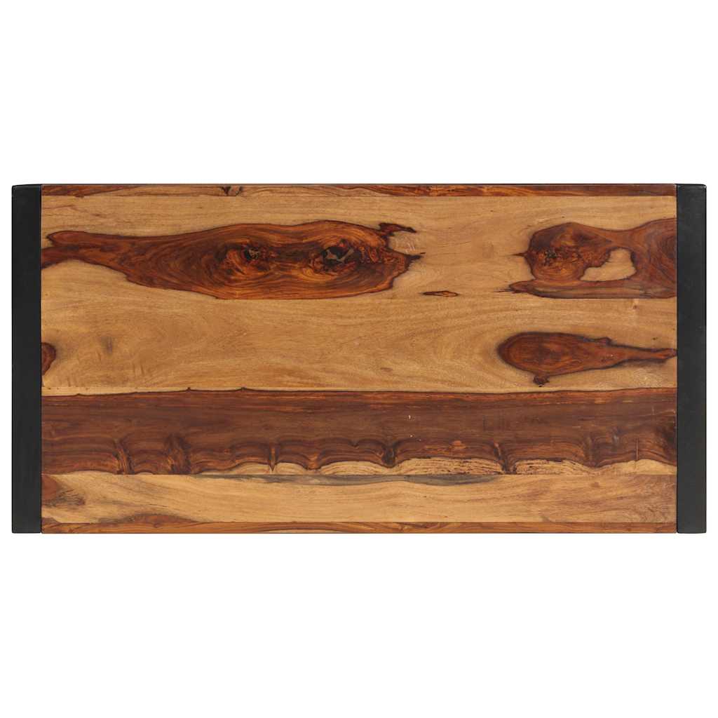 Tavolino da Salotto 120x60x40 cm in Legno Massello di Acacia