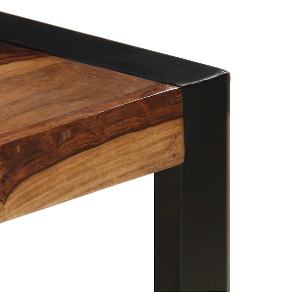 Tavolino da Salotto 120x60x40 cm in Legno Massello di Acacia