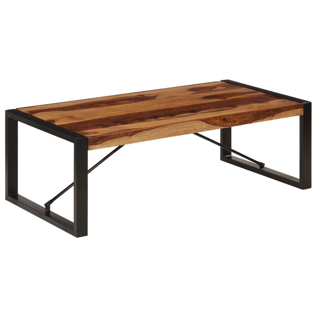 Tavolino da Salotto 120x60x40 cm in Legno Massello di Acacia | homemem39
