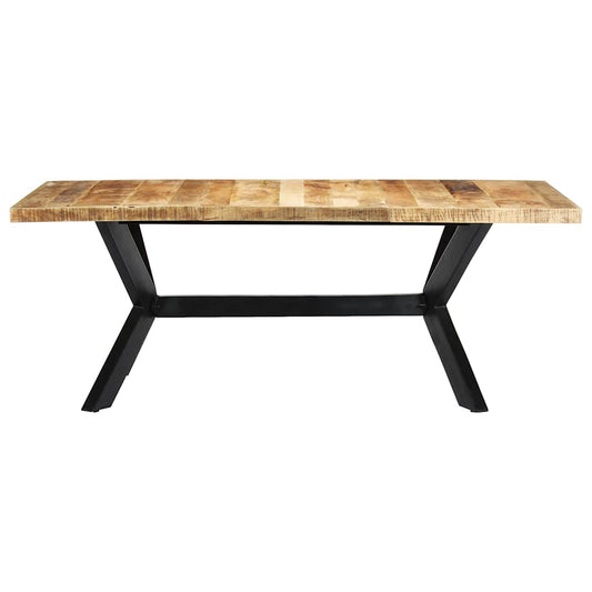 Tavolo da Pranzo 200x100x75 cm in Legno Massello di Mango