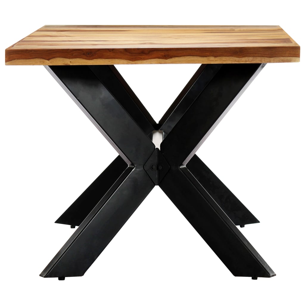 Tavolo da Pranzo 180x90x75cm in Legno Massello di Acacia