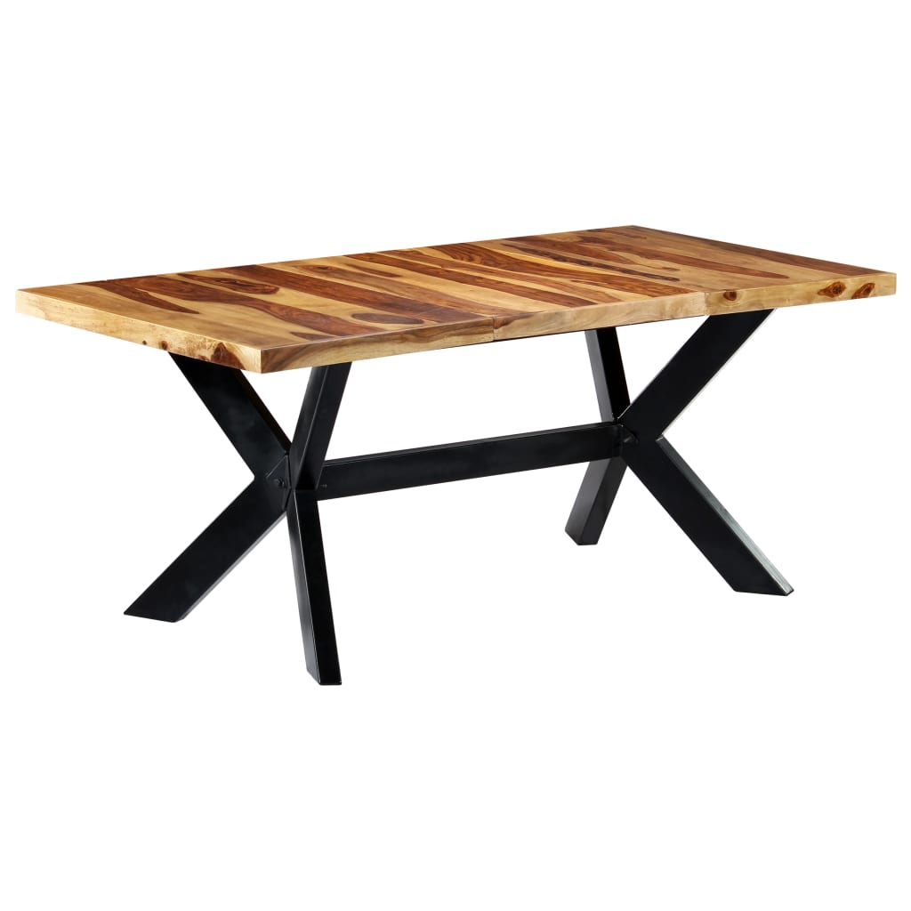 Tavolo da Pranzo 180x90x75cm in Legno Massello di Acacia