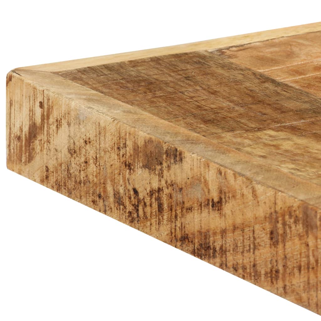 Tavolo da Pranzo 160x80x75 cm in Legno Massello di Mango Grezzo | homemem39
