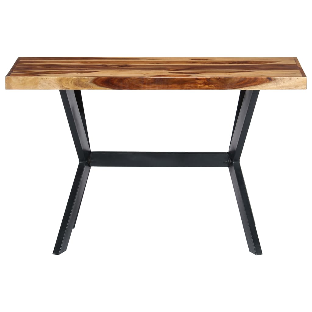 Tavolo da Pranzo 120x60x75 cm in Legno Massello di Acacia
