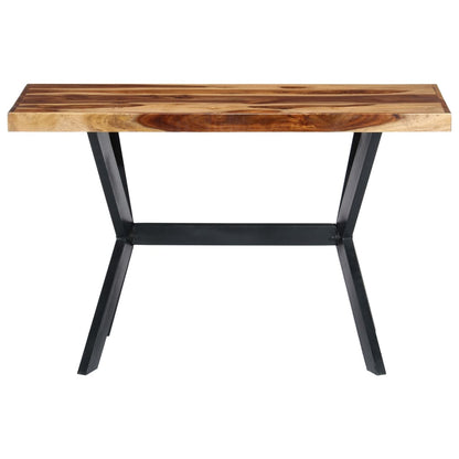Tavolo da Pranzo 120x60x75 cm in Legno Massello di Acacia