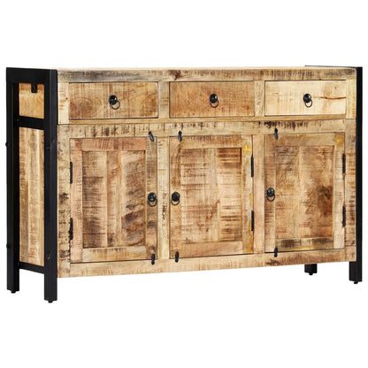 Credenza 120x35x76 cm in Legno Massello di Mango