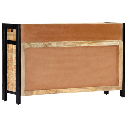 Credenza 120x35x76 cm in Legno Massello di Mango