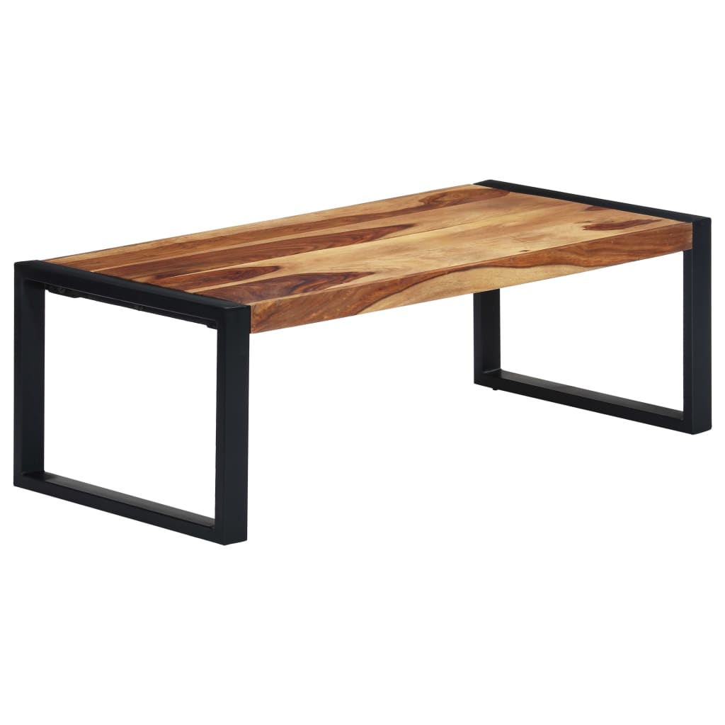 Tavolino da Salotto 110x60x40 cm in Massello di Acacia | homemem39