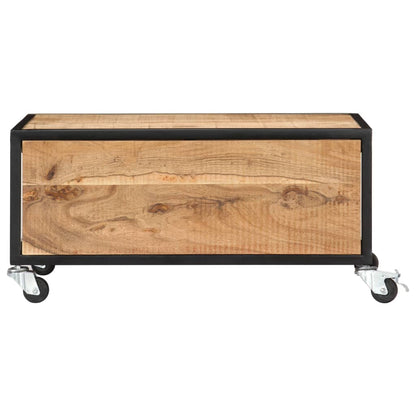 Tavolino da Salotto 70x70x32 cm in Legno Massello d'Acacia