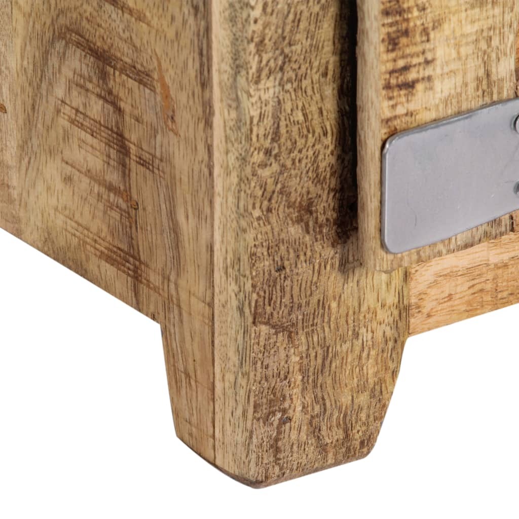 Tavolino da Salotto 70x70x30 cm in Legno Massello di Mango | homemem39