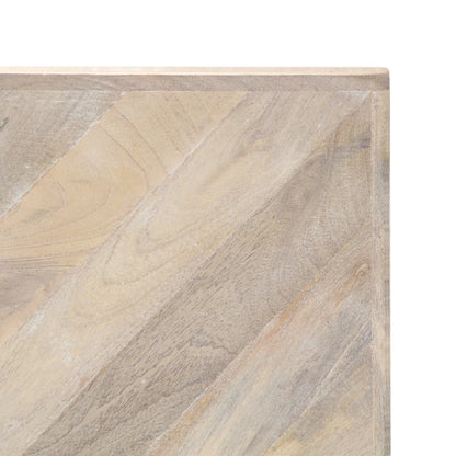 Tavolino da Salotto 110x110x36 cm in Legno Massello di Mango | homemem39