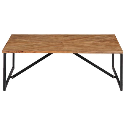 Tavolino da Salotto 110x110x36 cm Legno Massello di Acacia