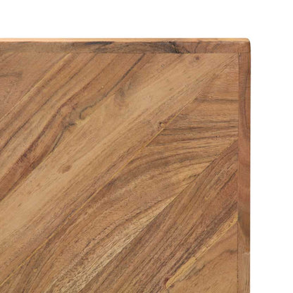 Tavolino da Salotto 110x110x36 cm Legno Massello di Acacia