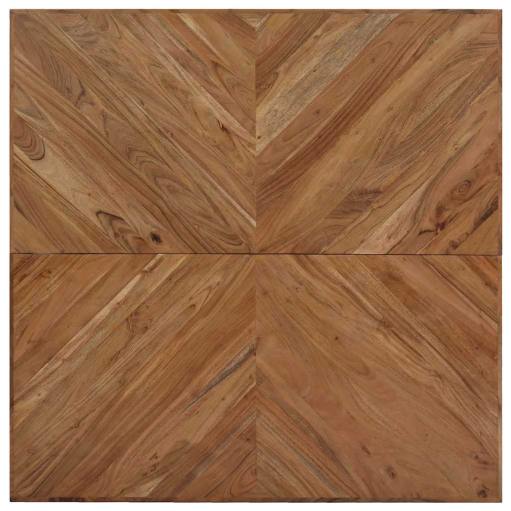 Tavolino da Salotto 110x110x36 cm Legno Massello di Acacia