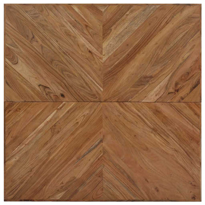 Tavolino da Salotto 110x110x36 cm Legno Massello di Acacia