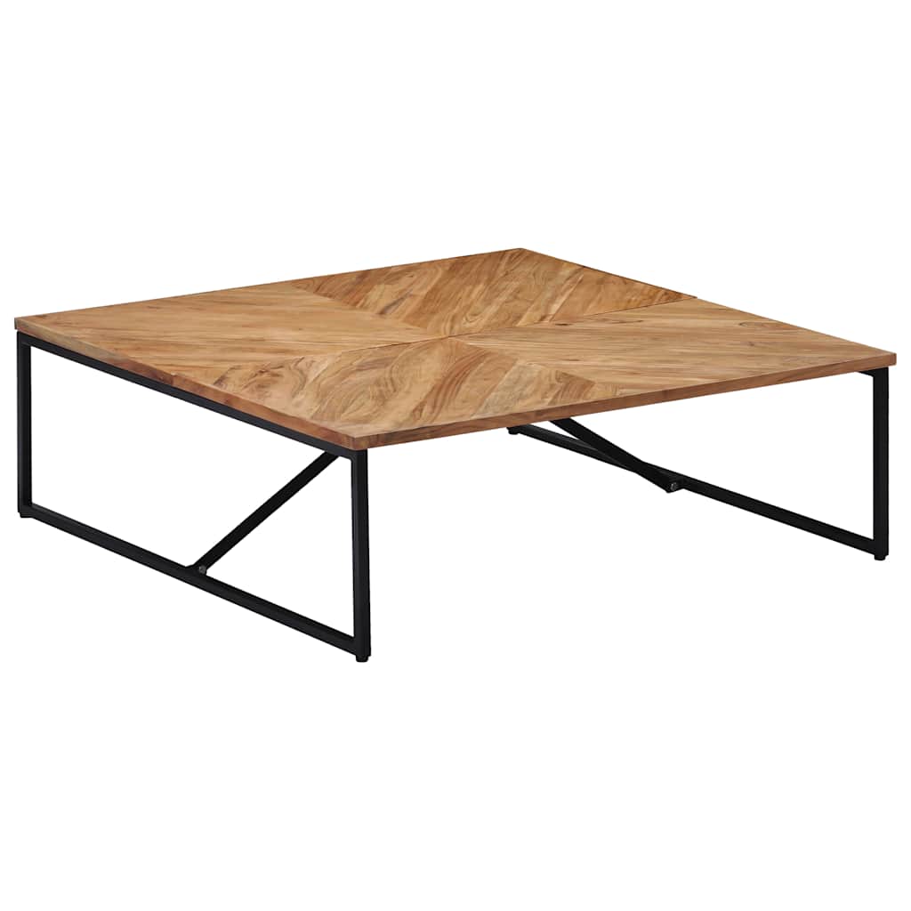 Tavolino da Salotto 110x110x36 cm Legno Massello di Acacia | homemem39