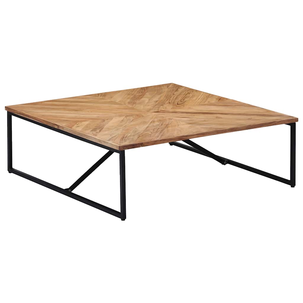 Tavolino da Salotto 110x110x36 cm Legno Massello di Acacia