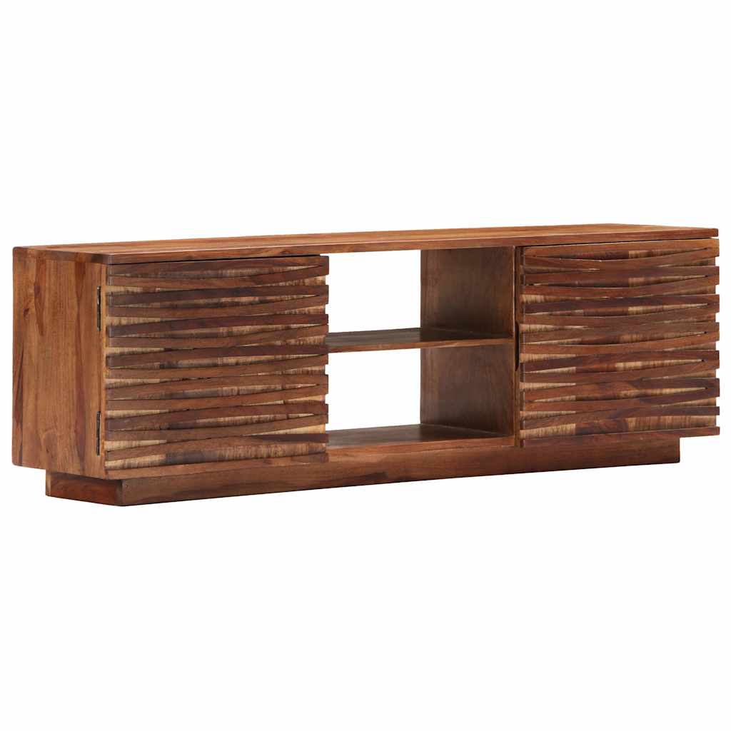Mobile Porta TV 120x30x40 cm in Legno Massello di Acacia