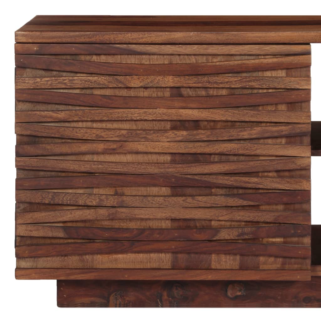 Mobile Porta TV 120x30x40 cm in Legno Massello di Acacia - homemem39