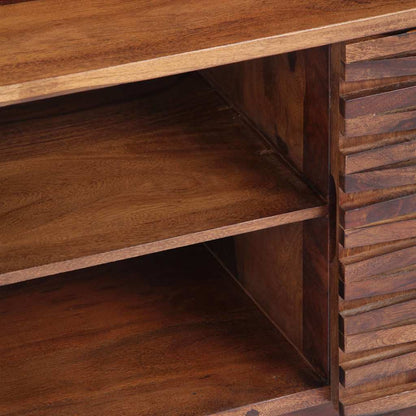 Mobile Porta TV 120x30x40 cm in Legno Massello di Acacia