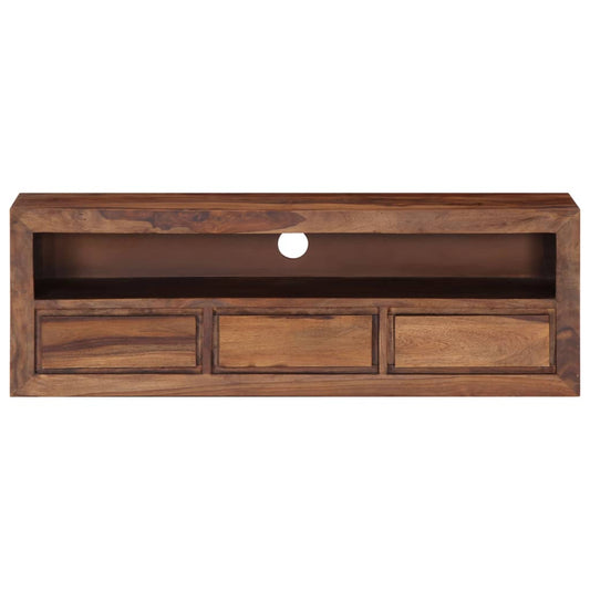 Mobile Porta TV 120x30x40 cm in Legno Massello di Acacia - homemem39