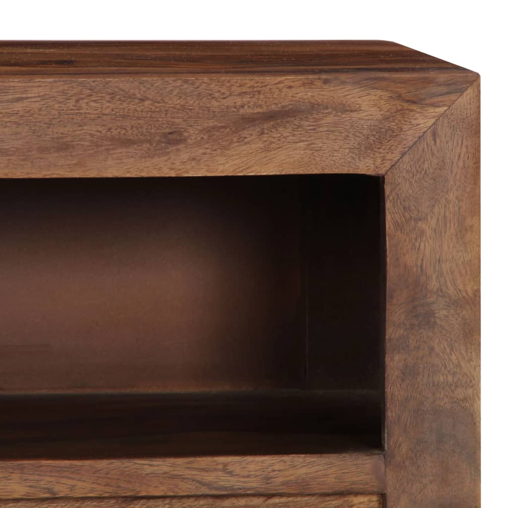 Mobile Porta TV 120x30x40 cm in Legno Massello di Acacia - homemem39