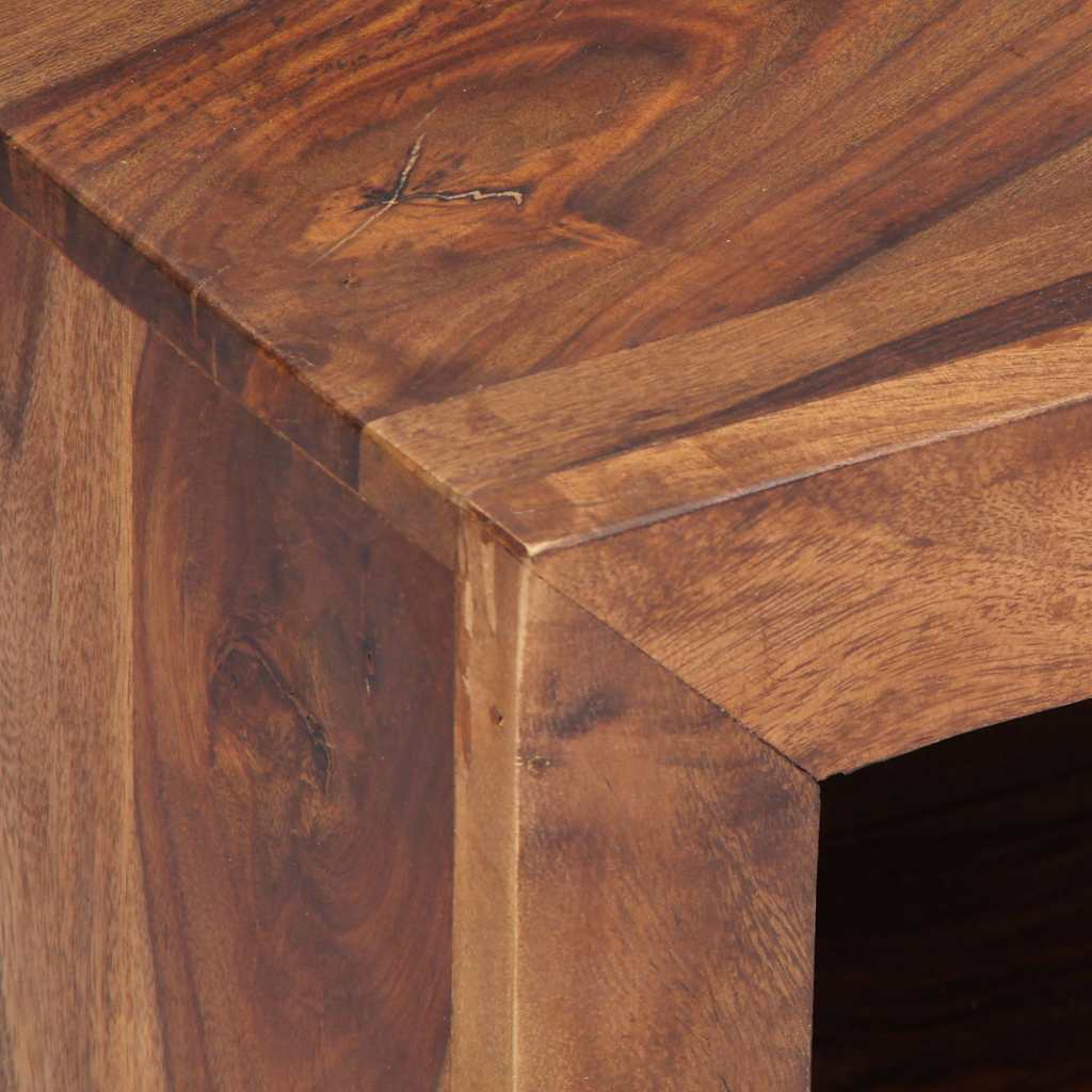 Mobile Porta TV 120x30x40 cm in Legno Massello di Acacia - homemem39