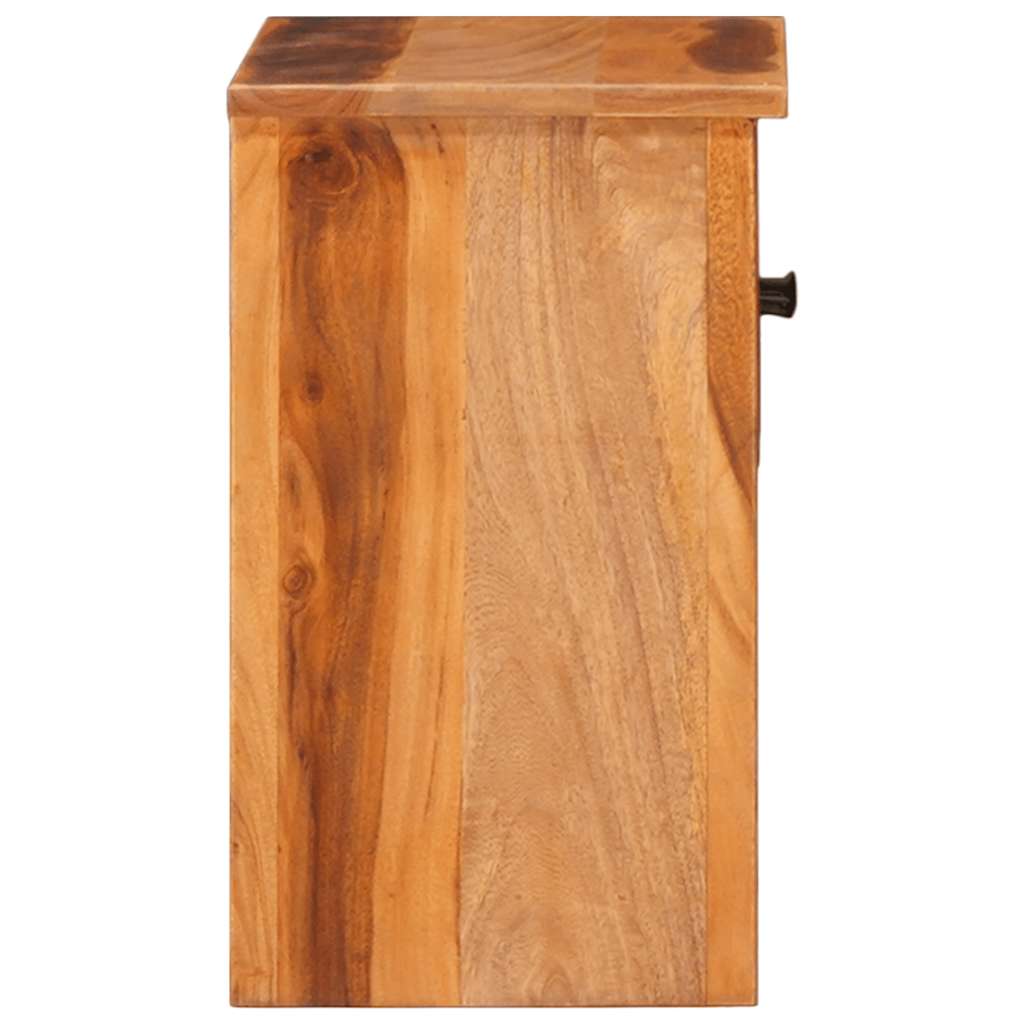 Comodino 40x30x50 cm in Legno Massello | homemem39
