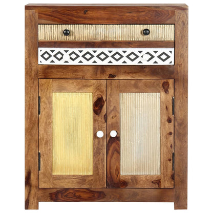 Credenza 60x30x75 cm in Legno Massello di Acacia - homemem39