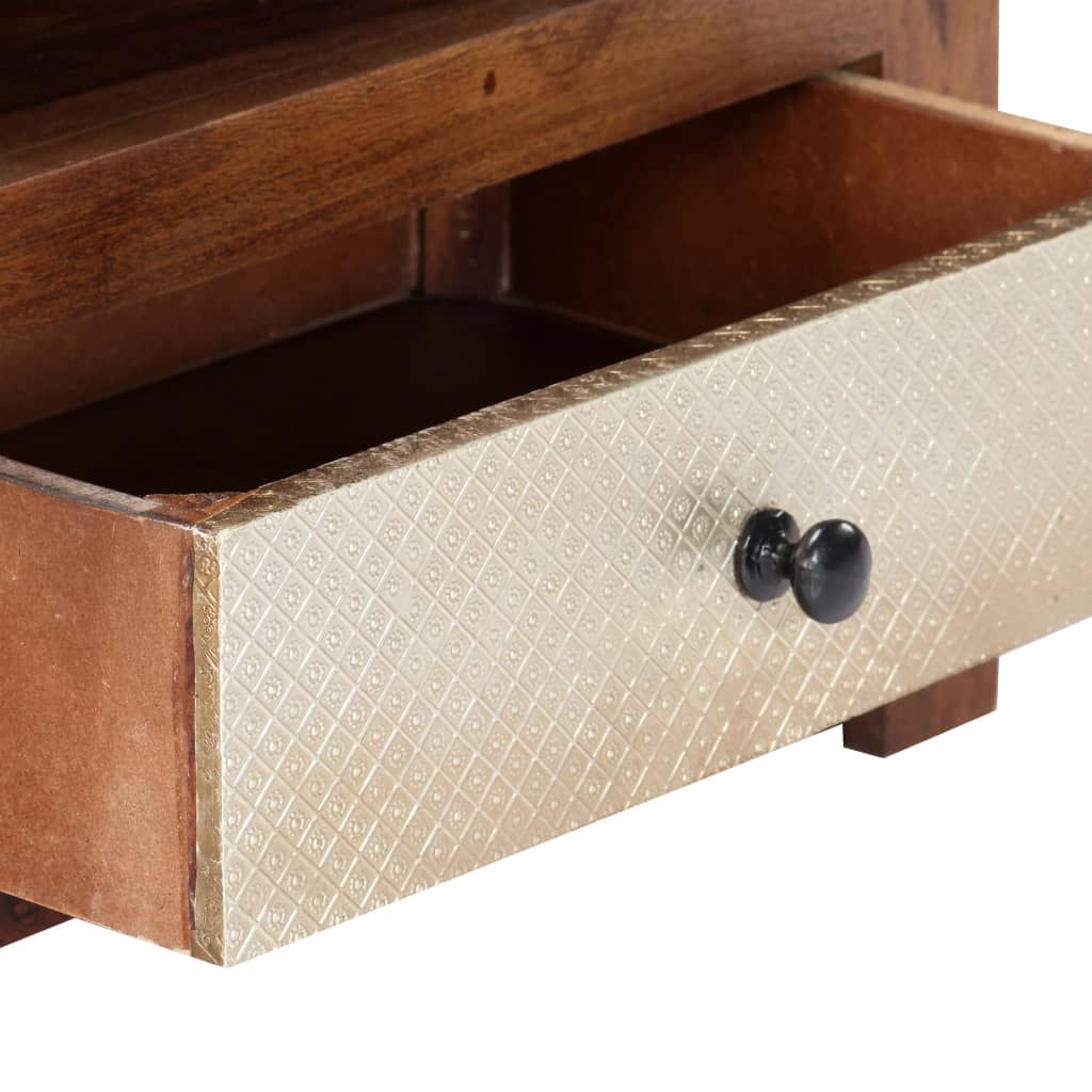 Mobile Porta TV 90x30x40 cm in Legno Massello di Acacia - homemem39
