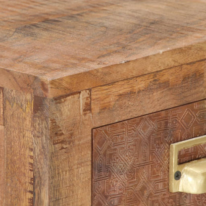 Credenza 65x30x75 cm in Legno Massello di Mango