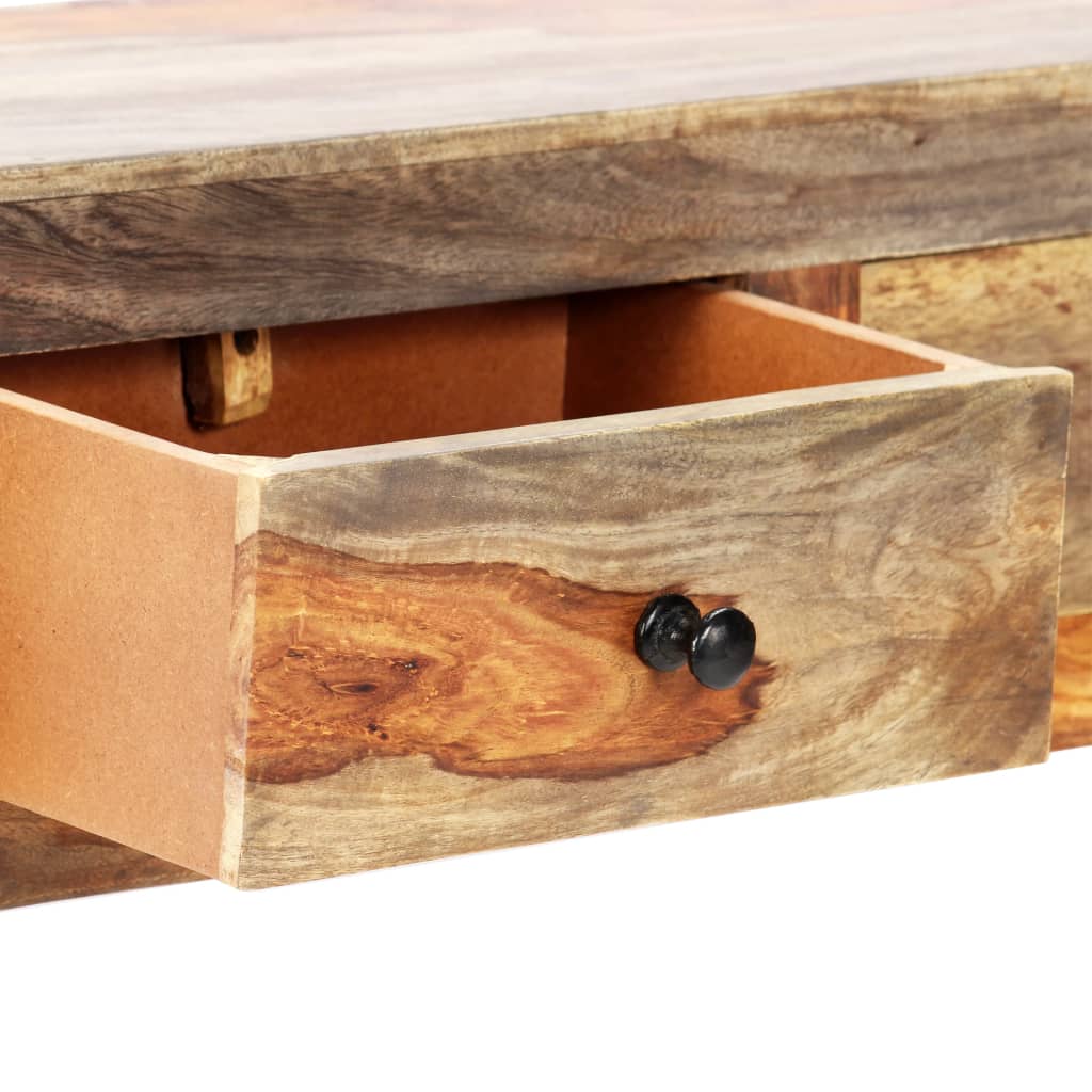 Tavolo Consolle da Parete 100x25x20 cm in Massello di Acacia | homemem39