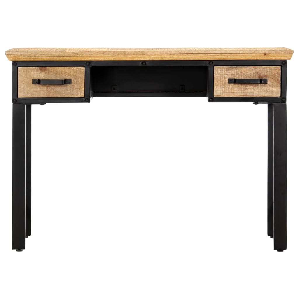 Scrivania 110x50x76 cm in Legno Massello di Mango - homemem39