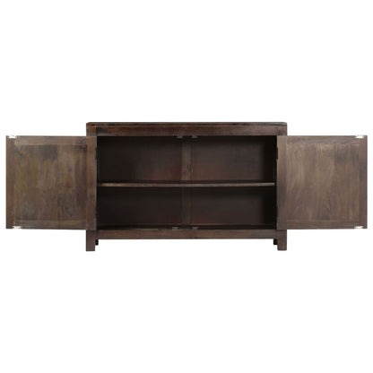 Credenza con Design Intagliato 110x35x70 cm in Legno di Mango | homemem39